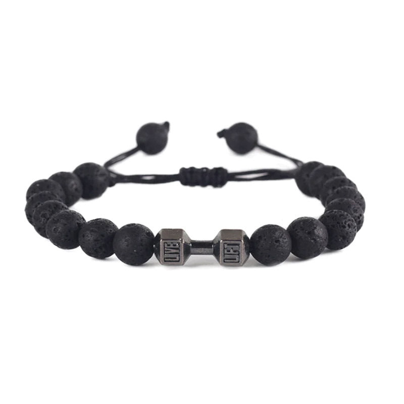 Hand-woven Dumbbell Bracelet Adjustable