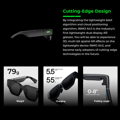 Shadow Smart AR Glasses True Wireless